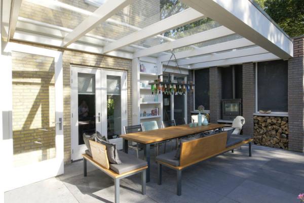 Overkapping van glas - Rosmalen